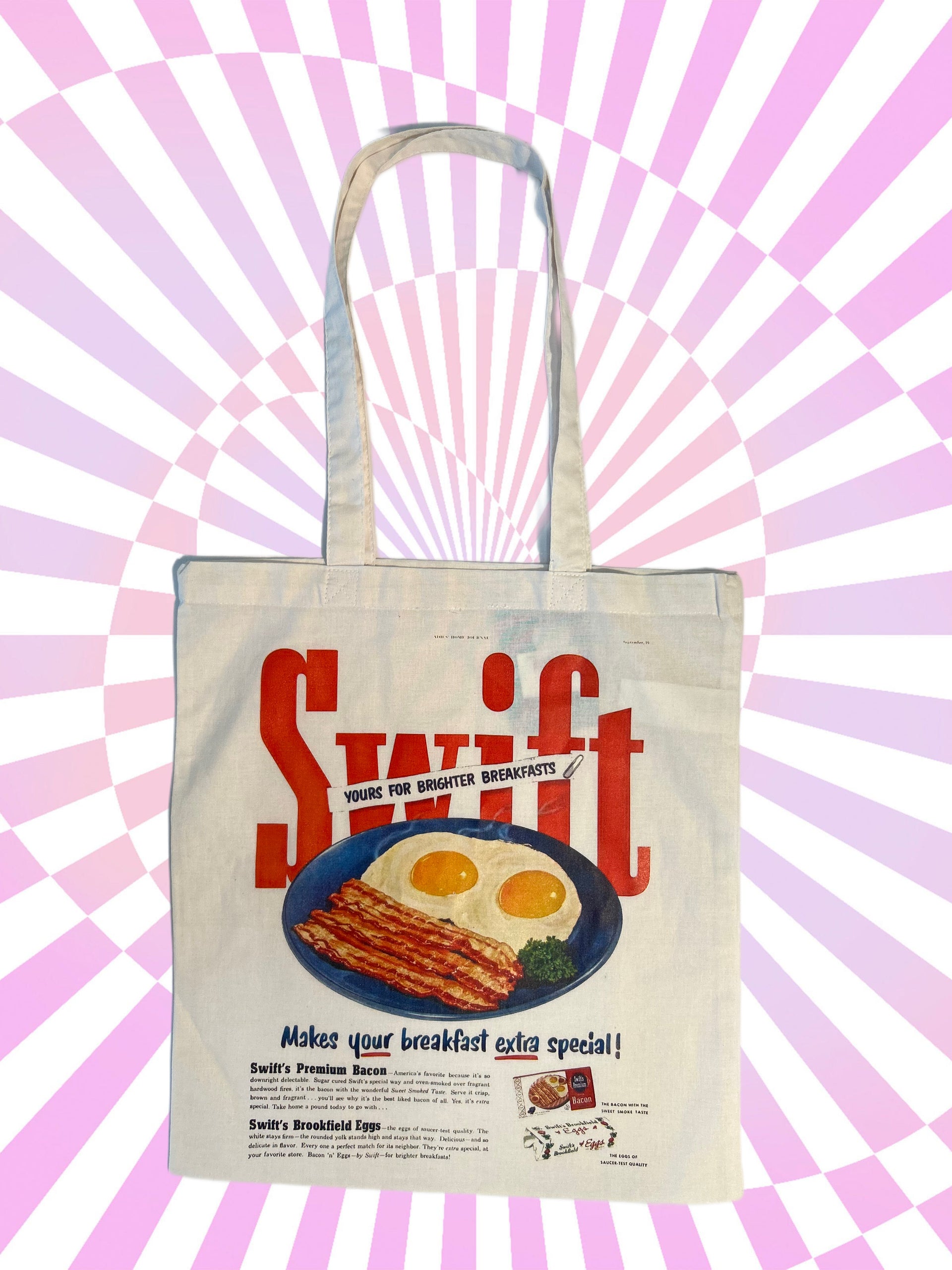 Custom Nation Tote Bag - Breakfast Swift