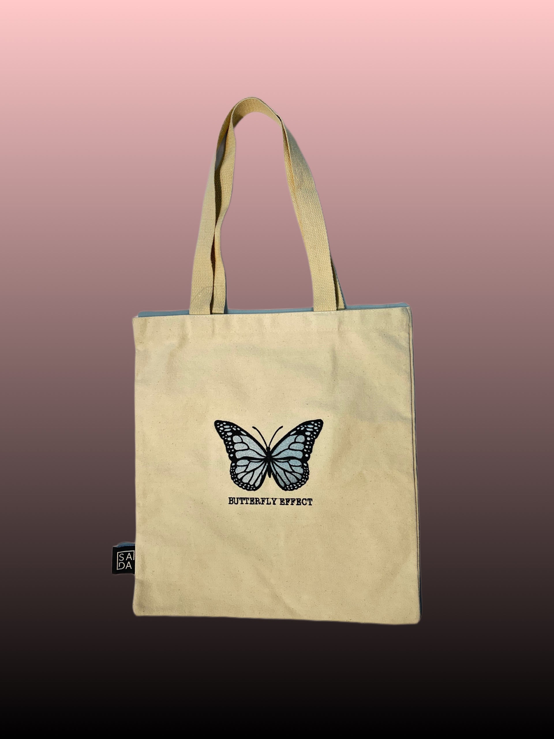SADA classic tote-butterfly effect(offwhite)