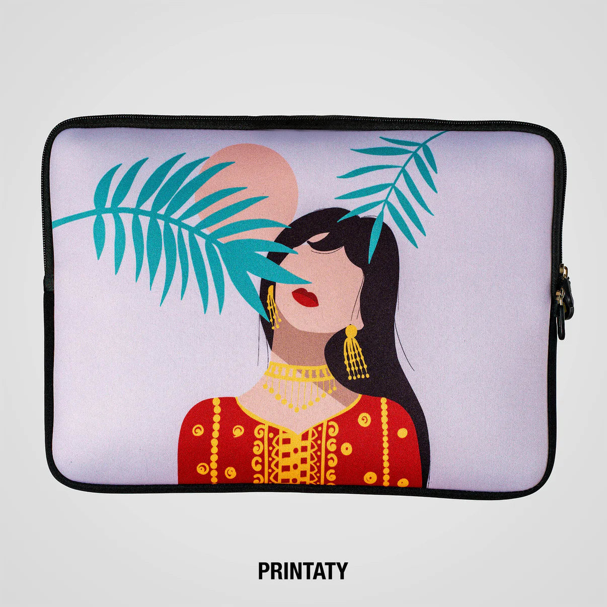 Laptop Sleeve: Girl with Tree